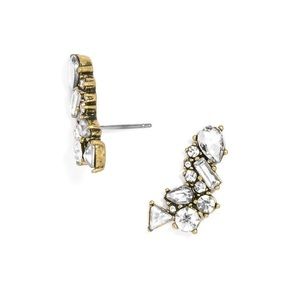 BaubleBar Crystal Ear Crawlers